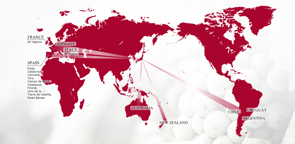 inport wine world map